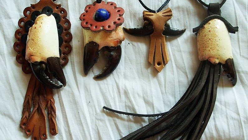 Amulets made of genuine leather for risky people