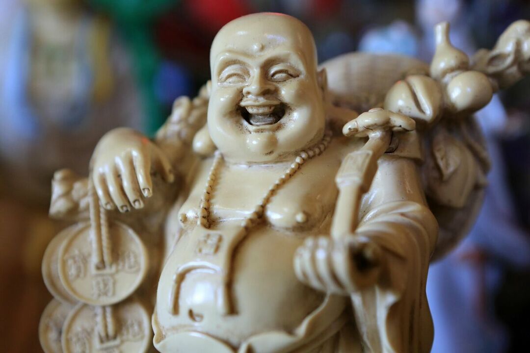 amulet of health and family well-being - laughing buddha