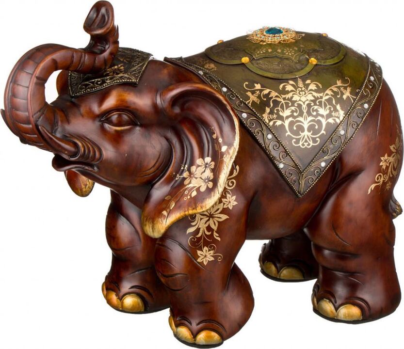 elephant figurine as an amulet of good luck